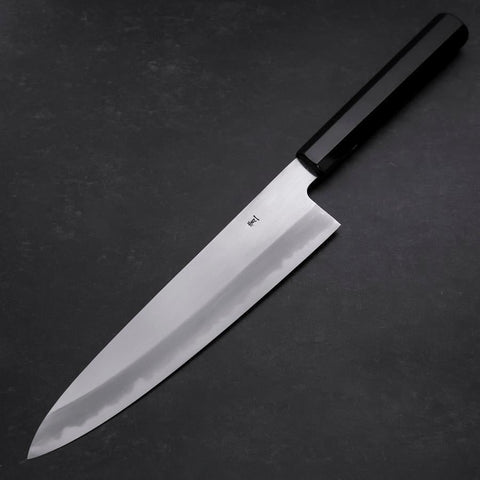 Gyuto Blue Steel #1 Kasumi Buffalo Ebony Handle 240mm (9.4”)-[Musashi]-[Japan-Küchenmesser]
