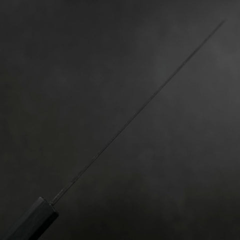 Gyuto Blue Steel #1 Kurouchi Dark Blue Urushi Handle 210mm (8.3”)-[Musashi]-[Japan-Küchenmesser]