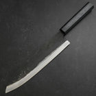 Gyuto Blue Steel #1 Kurouchi Dark Blue Urushi Handle 240mm (9.4”)-[Musashi]-[Japan-Küchenmesser]