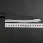 Gyuto Blue Steel #1 Kurouchi Dunkelblauer Urushi Griff 210mm-[Musashi]-[Japan-Küchenmesser]