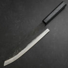 Gyuto Blue Steel #1 Kurouchi Dunkelblauer Urushi Griff 240mm-[Musashi]-[Japan-Küchenmesser]