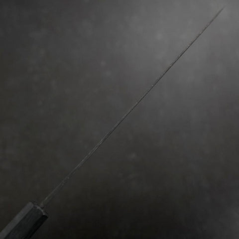 Gyuto Blue Steel #1 Kurouchi Dunkelblauer Urushi Griff 240mm-[Musashi]-[Japan-Küchenmesser]
