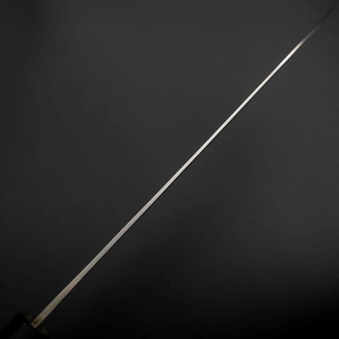 Gyuto Blue Steel #1 Kurouchi Edelstahlummantelung Walnussholz Griff 210mm-[Musashi]-[Japan-Küchenmesser]