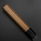 Gyuto Blue Steel #1 Kurouchi Edelstahlummantelung Walnussholz Griff 210mm-[Musashi]-[Japan-Küchenmesser]