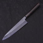 Gyuto Blue Steel #1 Kurozome Damast Büffelhorn und Ebenholz Griff 210mm-[Musashi]-[Japan-Küchenmesser]