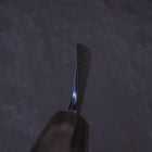 Gyuto Blue Steel #1 Kurozome Damast Büffelhorn und Ebenholz Griff 210mm-[Musashi]-[Japan-Küchenmesser]
