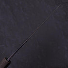 Gyuto Blue Steel #1 Kurozome Damast Büffelhorn und Ebenholz Griff 210mm-[Musashi]-[Japan-Küchenmesser]