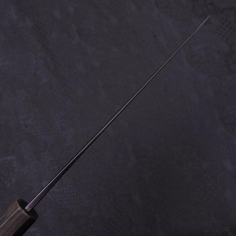 Gyuto Blue Steel #1 Kurozome Damast Büffelhorn und Ebenholz Griff 210mm-[Musashi]-[Japan-Küchenmesser]