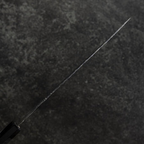 Gyuto Blue Steel #1 Nashiji Büffelhorn und Walnussholz Griff 210mm-[Musashi]-[Japan-Küchenmesser]