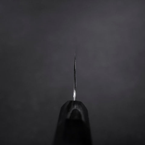 Gyuto Blue Steel #1 Suminagashi Buffalo Ebony Handle 240mm (9.4”)-[Musashi]-[Japan-Küchenmesser]