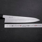 Gyuto Blue Steel #1 Suminagashi Buffalo Ebony Handle 240mm (9.4”)-[Musashi]-[Japan-Küchenmesser]