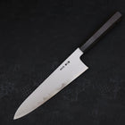 Gyuto Blue Steel #1 Suminagashi Buffalo Ebony Handle 240mm-[Musashi]-[Japan-Küchenmesser]
