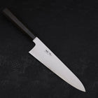 Gyuto Blue Steel #1 Suminagashi Buffalo Ebony Handle 240mm-[Musashi]-[Japan-Küchenmesser]