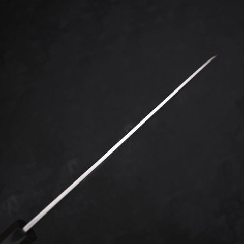 Gyuto Blue Steel #1 Suminagashi Büffelhorn und Ebenholz Griff 240mm-[Musashi]-[Japan-Küchenmesser]