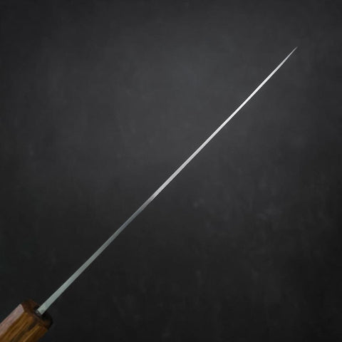 Gyuto Blue Steel #2 Edelstahlummantelung Poliert Eichenholz Griff 165mm-[Musashi]-[Japan-Küchenmesser]