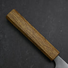 Gyuto Blue Steel #2 Edelstahlummantelung Poliert Eichenholz Griff 165mm-[Musashi]-[Japan-Küchenmesser]
