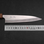 Gyuto Blue Steel #2 Edelstahlummantelung Poliert Eichenholz Griff 165mm-[Musashi]-[Japan-Küchenmesser]