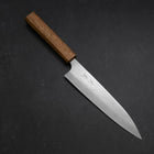 Gyuto Blue Steel #2 Edelstahlummantelung Poliert Eichenholz Griff 165mm-[Musashi]-[Japan-Küchenmesser]