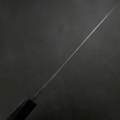 Gyuto Blue Steel #2 Kurouchi Buffalo Ebony Handle 210mm (8.3”)-[Musashi]-[Japan-Küchenmesser]