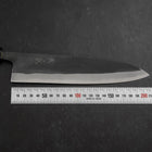Gyuto Blue Steel #2 Kurouchi Buffalo Ebony Handle 210mm (8.3”)-[Musashi]-[Japan-Küchenmesser]