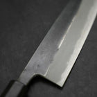 Gyuto Blue Steel #2 Kurouchi Büffelhorn und Ebenholz Griff 210mm-[Musashi]-[Japan-Küchenmesser]