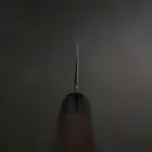 Gyuto Blue Steel #2 Kurouchi Büffelhorn und Ebenholz Griff 210mm-[Musashi]-[Japan-Küchenmesser]