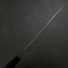 Gyuto Blue Steel #2 Kurouchi Büffelhorn und Ebenholz Griff 210mm-[Musashi]-[Japan-Küchenmesser]