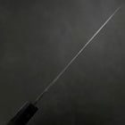 Gyuto Blue Steel #2 Kurouchi Büffelhorn und Ebenholz Griff 210mm-[Musashi]-[Japan-Küchenmesser]