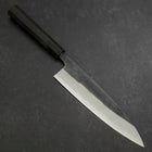 Gyuto Blue Steel #2 Kurouchi Büffelhorn und Ebenholz Griff 210mm-[Musashi]-[Japan-Küchenmesser]