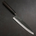 Gyuto Blue Steel #2 Kurouchi Büffelhorn und Ebenholz Griff 210mm-[Musashi]-[Japan-Küchenmesser]