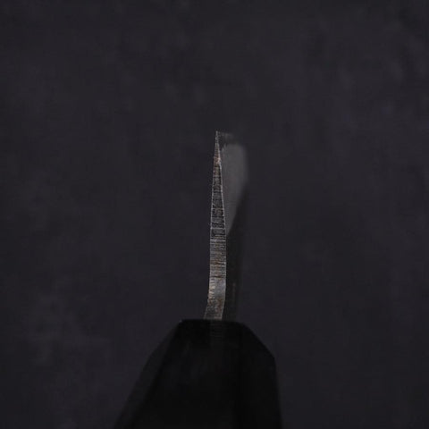 Gyuto Blue Steel #2 Kurouchi Chokin "Drache" Büffelhorn und Ebenholz Griff 210mm-[Musashi]-[Japan-Küchenmesser]