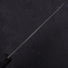 Gyuto Blue Steel #2 Kurouchi Chokin "Drache" Büffelhorn und Ebenholz Griff 210mm-[Musashi]-[Japan-Küchenmesser]