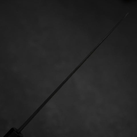 Gyuto Blue Steel #2 Kurouchi Chokin Drache Büffelhorn und Ebenholz Griff 210mm-[Musashi]-[Japan-Küchenmesser]