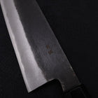 Gyuto Blue Steel #2 Kurouchi Chokin "Drache" Büffelhorn und Ebenholz Griff 240mm-[Musashi]-[Japan-Küchenmesser]