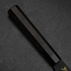 Gyuto Blue Steel #2 Kurouchi Chokin Hannya Buffalo Ebony Handle 210mm (8.3”)-[Musashi]-[Japan-Küchenmesser]