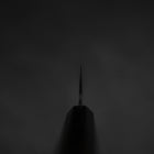 Gyuto Blue Steel #2 Kurouchi Chokin Koi Büffelhorn und Ebenholz Griff 210mm-[Musashi]-[Japan-Küchenmesser]