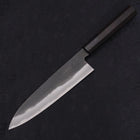 Gyuto Blue Steel #2 Kurouchi Chokin "Schlange In Sakura" Büffelhorn und Ebenholz 210mm-[Musashi]-[Japan-Küchenmesser]
