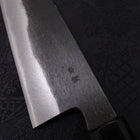 Gyuto Blue Steel #2 Kurouchi Chokin "Schlange In Sakura" Büffelhorn und Ebenholz 210mm-[Musashi]-[Japan-Küchenmesser]