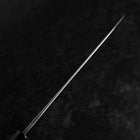 Gyuto Blue Steel #2 Kurouchi Chokin Ukiyo-E Büffelhorn und Ebenholz Griff 210mm (Asamura)-[Musashi]-[Japan-Küchenmesser]