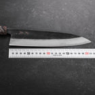 Gyuto Blue Steel #2 Kurouchi Damascus Maple Handle 210mm-[Musashi]-[Japan-Küchenmesser]