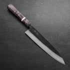 Gyuto Blue Steel #2 Kurouchi Damascus Maple Handle 210mm-[Musashi]-[Japan-Küchenmesser]