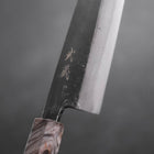 Gyuto Blue Steel #2 Kurouchi Damast Ahornholz Griff 210mm-[Musashi]-[Japan-Küchenmesser]