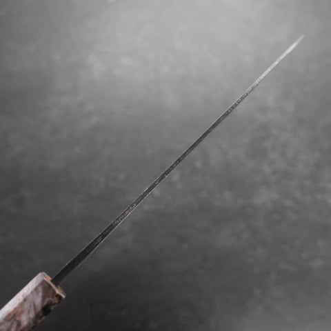 Gyuto Blue Steel #2 Kurouchi Damast Ahornholz Griff 210mm-[Musashi]-[Japan-Küchenmesser]