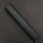 Gyuto Blue Steel #2 Kurouchi Dunkelblauer Urushi Griff 210mm-[Musashi]-[Japan-Küchenmesser]