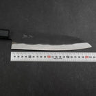 Gyuto Blue Steel #2 Kurouchi Dunkelblauer Urushi Griff 210mm-[Musashi]-[Japan-Küchenmesser]
