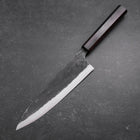 Gyuto Blue Steel #2 Kurouchi Ebenholz Griff 210mm-[Musashi]-[Japan-Küchenmesser]