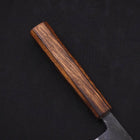 Gyuto Blue Steel #2 Kurouchi Sumi Urushi Griff 210mm-[Musashi]-[Japan-Küchenmesser]