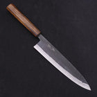 Gyuto Blue Steel #2 Kurouchi Sumi Urushi Griff 210mm-[Musashi]-[Japan-Küchenmesser]