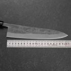 Gyuto Blue Steel #2 Nashiji Edelstahlummantelung Eibenholz Griff 210mm-[Musashi]-[Japan-Küchenmesser]