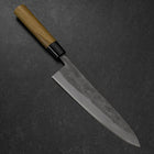 Gyuto Blue Steel #2 Nashiji Edelstahlummantelung Eibenholz Griff 210mm-[Musashi]-[Japan-Küchenmesser]